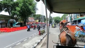 Поездка в карете в Джокьякарте