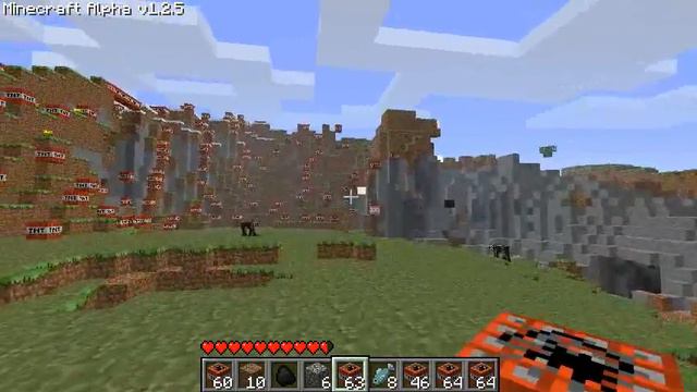 Minecraft - Blowing up a mountain смотреть онлайн