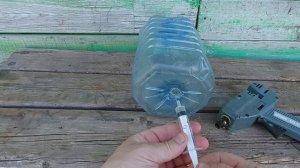 Отличный рукомойник своими руками Умывальник из шприца и пластиковой канистры