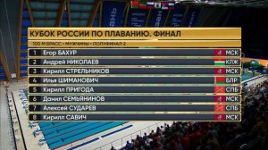 100 м брасс М полуфинал КР23 Казань