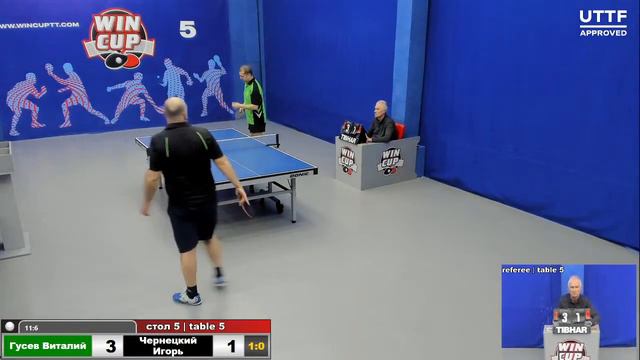 19:30 Гусев Виталий 3-0 Чернецкий Игорь стол 5 ЮГ-3 09.02.21 смотреть онлайн