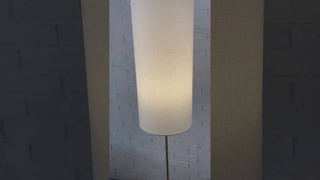 Торшер напольный Дельта Арт. 261.10 золотое основание / белый абажур смотреть онлайн