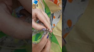 Урок 3. Рисунок "путанка" спицами простой и красивый. Для начинающих.