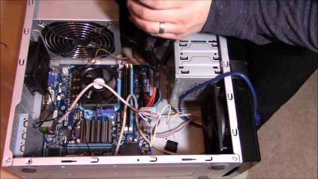 rosewill FBM-05 micro atx case review and install  worst case scenario install