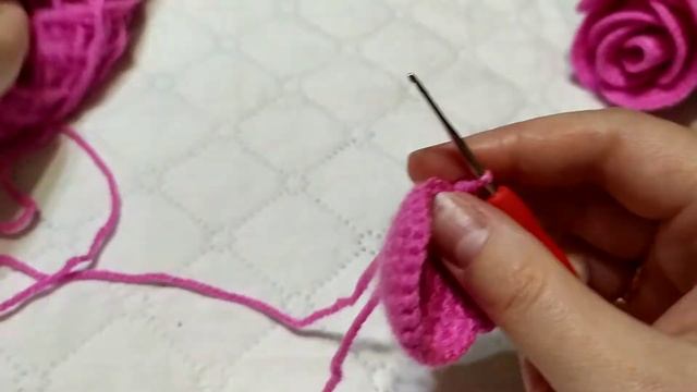 Большая роза крючком. Часть 1. смотреть онлайн