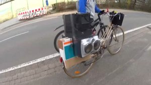 ПРИМОТАЛ СКОТЧЕМ МУЗЫКАЛЬНЫЙ ЦЕНТР К ВЕЛОСИПЕДУ - Дневники Барыги