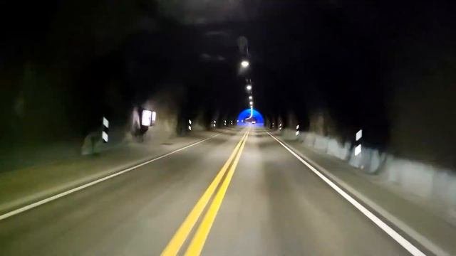Самый длинный автомобильный тоннель в мире(Лердальский тоннель (норв. Lærdalstunnelen)) 60 Fps