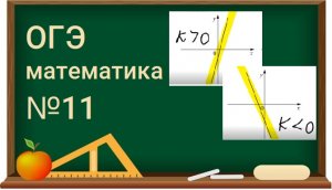 11-1 задание ОГЭ по математике - ГРАФИКИ - Прямая