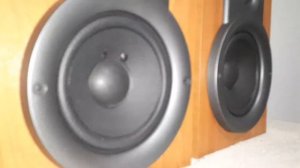 YAMAHA NX-GX500 BOOKSHELF SPEAKERS PAIR WOOD FINISH. TASTED ☆