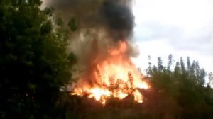 Пожар. Старый базар. Мордовия Рузаевка