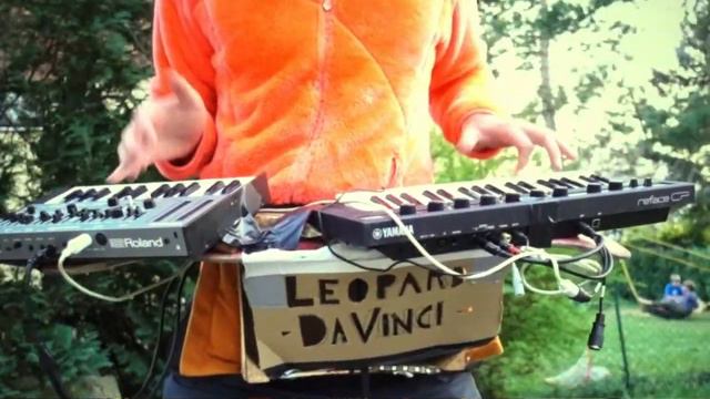 Leopard DaVinci grooving with Minimoog, Juno 6, Clavinet and funk machine смотреть онлайн