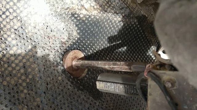 Алмазное сверление отверстия 160мм.