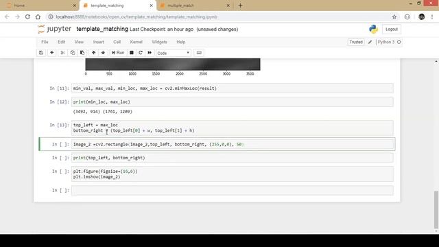 Template Matching using OpenCV and Python