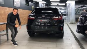 Антихром, защита кузова керамикой и полиуретаном Lexus RX