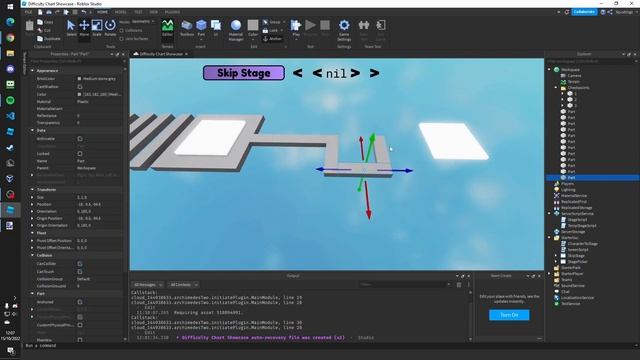 How to Make a Difficulty Chart Obby in Roblox Studio - NO SCRIPTING смотреть онлайн