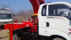 Корейская Автовышка 180Q NOVAS тест при предельных нагрузках (БАЙМОТОРС)