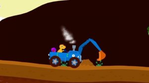 Динозаврик на эксковаторе. Dinosaur Digger.