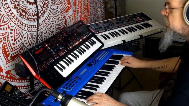 Roland JD-Xi - Yamaha MX49 - Roland GAIA - Let's Get Mellow & Chilled смотреть онлайн