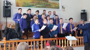 Вдали от Бога я блуждал...Мужской хор...Христианский хор...г. Бельцы....ЕХБ