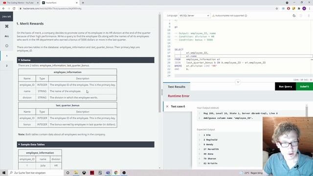 SQL BASIC Certification Skills Test on Hackerrank Detailed SOLUTION!