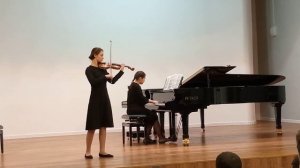 "Nocturne" by A. Khachaturian - Ekaterina Sinitsyna (violin,12y.o.), Elena Lalayants (piano, 15y.o.