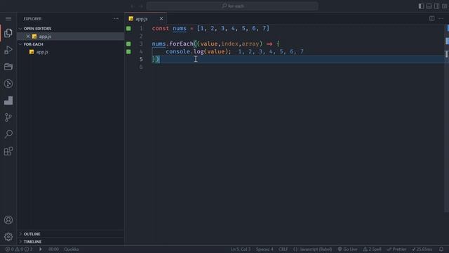 JavaScript ForEach Method