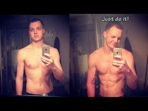 My 3 Month Body Transformation Трансформация тела за 3 месяца дома! Эктоморф.