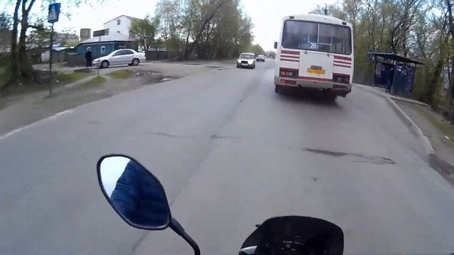 Съезд мотоциклистов в Новоалтайске