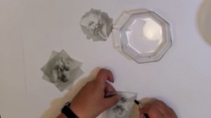 Lampion decoupage z efektem szronu - tutorial