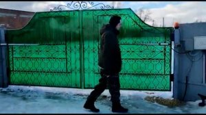 электро привод распашных ворот Home Gate в разные стороны