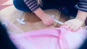Она сделала домик своей мечты сама! Как своими руками собрать "Домик для принцессы" (детский шатёр)