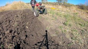 Пахота Плугом ПЦ-1-18 Добавка Грузов На Мотоблок +50 Килограмм