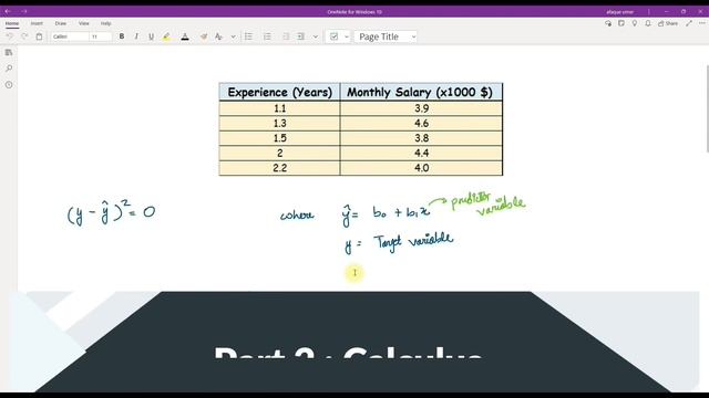 Machine Learning Algorithm | Simple Linear Regression | Python