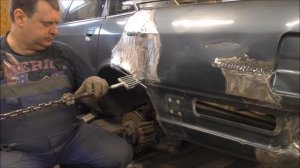 Audi 200. Body repair, work with metal. Ремонт кузова, работа с металом.