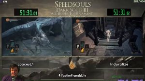 Спидран турнир по Dark Souls 3. spaceyL1 vs Induratize