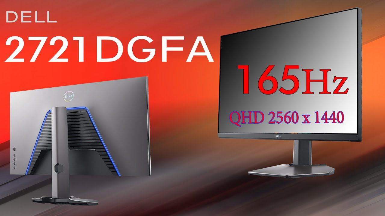 Dell 2721DGFA Fast IPS nano 165Hz краткий обзор и сравнение с Dell S2721HGF смотреть онлайн
