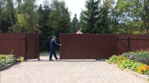 ОТКАТНЫЕ ВОРОТА. ПОДРОБНОСТИ. ОБЗОР. Дачный креатив.