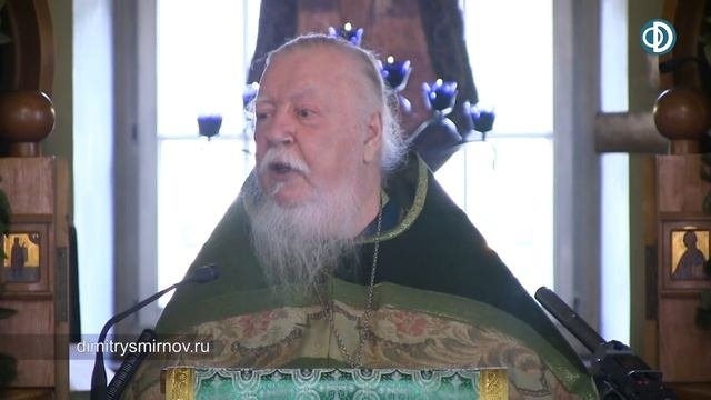 Протоиерей Димитрий Смирнов. Проповедь о здоровье, Царстве Небесном и спасении