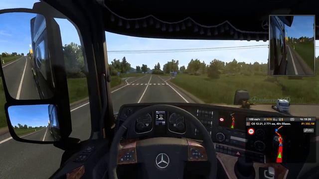 Euro Truck Simulator2 Мерседес -Трал 1часть
