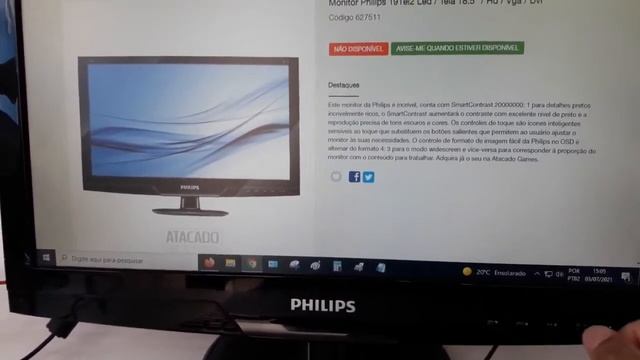 Como Desbloqueara o Monitor da Philips 191EL2 Super fácil смотреть онлайн
