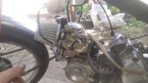 Установка карбюратора CVK на мотор альфа