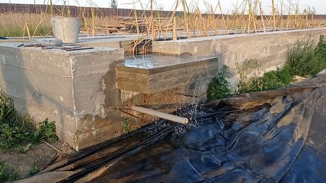 Тестируем слив из ручья