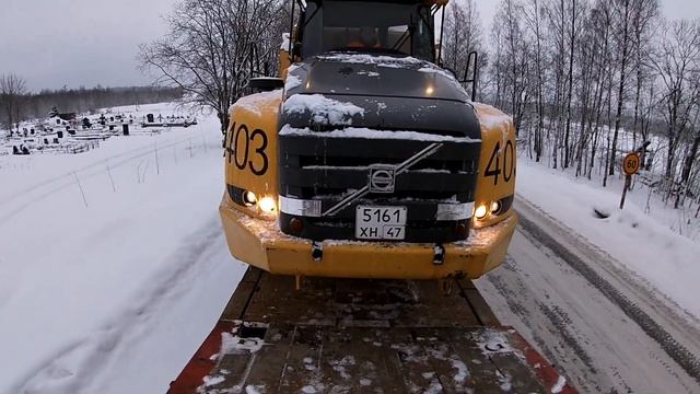 Перевозка самосвалов Вольво 