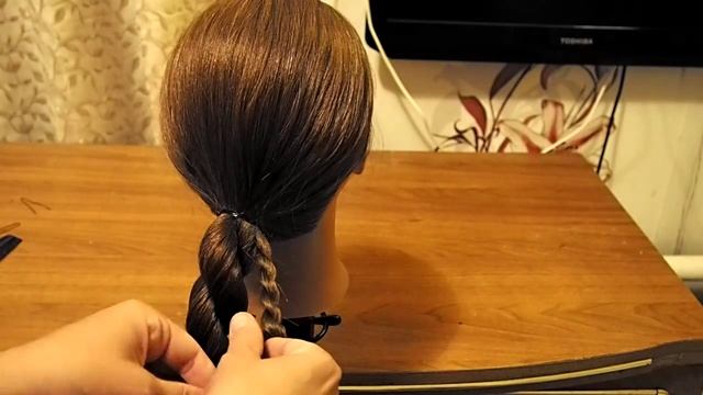 Коса-жгут. Автор урока Капралова Ольга смотреть онлайн