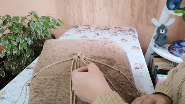 Мастер- класс "Плетение брелока черепашка" в технике макраме.