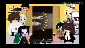 Реакция персонажей из аниме Великий из бродячих псов на аниме Летераторы и алхимики 21 часть