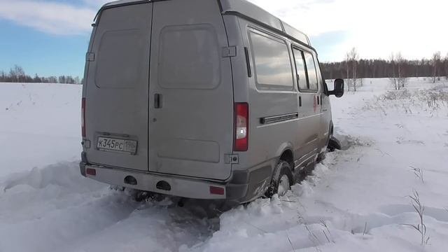 Соболь Cummins 4x4 Offroad. По целине. Полуметровый снег.