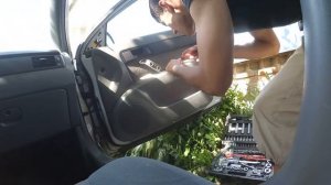 Как снять карту (обшивку) двери Лачетти Седан