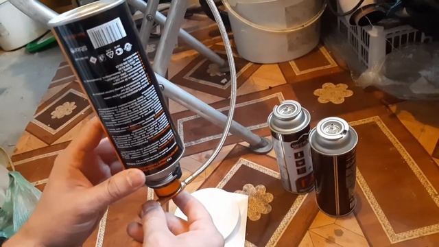 Заправка цанговых баллончиков от бытового баллона. смотреть онлайн