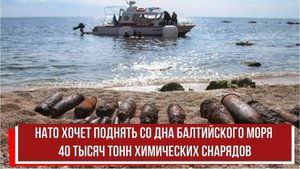 НАТО хочет поднять со дна Балтийского моря 40 тысяч тонн химических снарядов